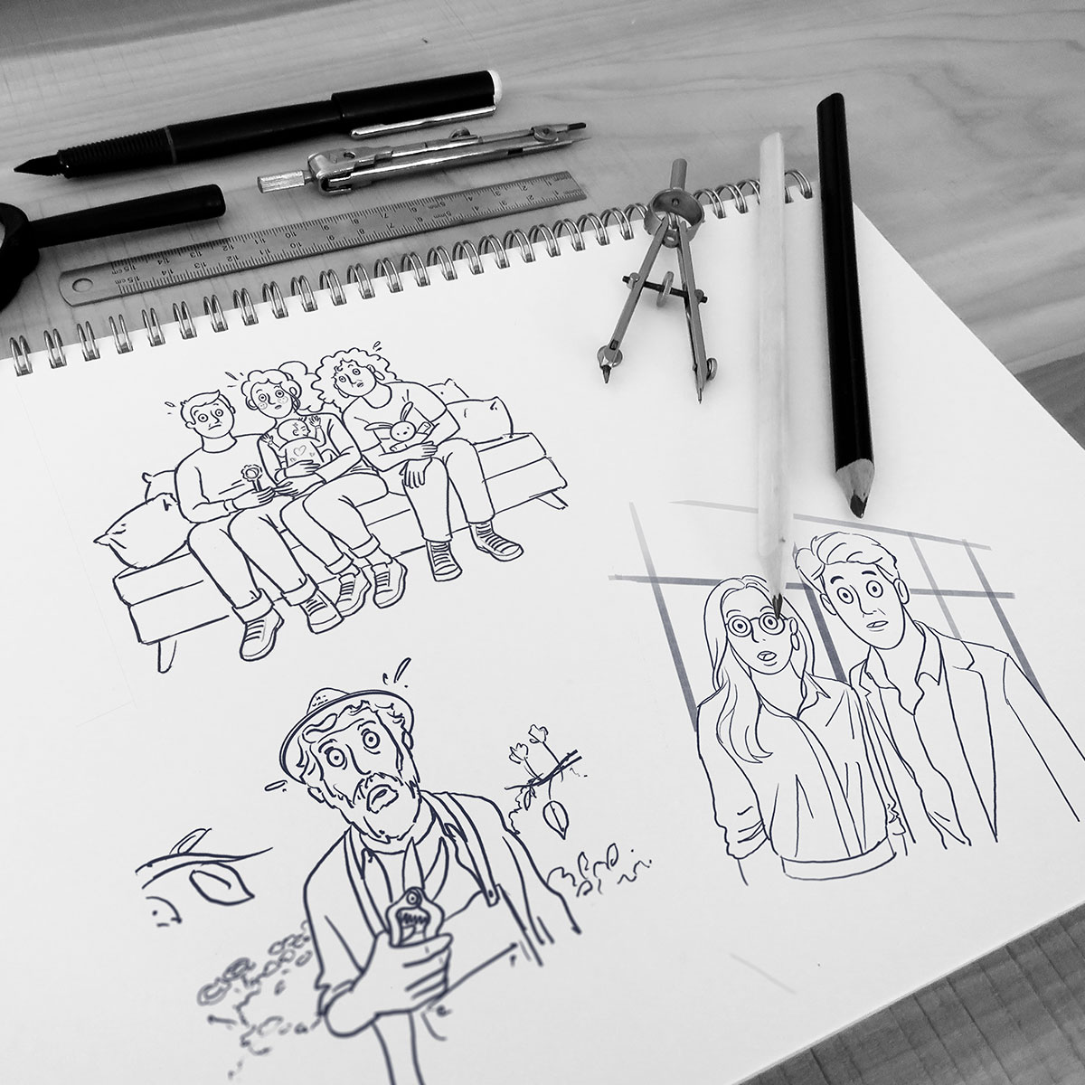 carnet-dessin-campagne-communication carnet de dessin campagne communication